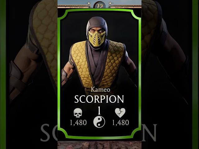 КАМЕО СКОРПИОН / КОНЦЕПТЫ КАМЕО MORTAL KOMBAT MOBILE