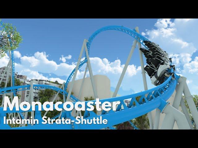 Monacoaster | Intamin LSM Strata-Shuttle Coaster | NoLimits 2 | Monaco GP Coaster Contest