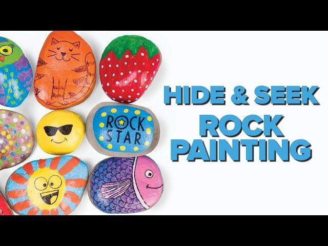 Hide & Seek Rock Painting by Creativity for Kids