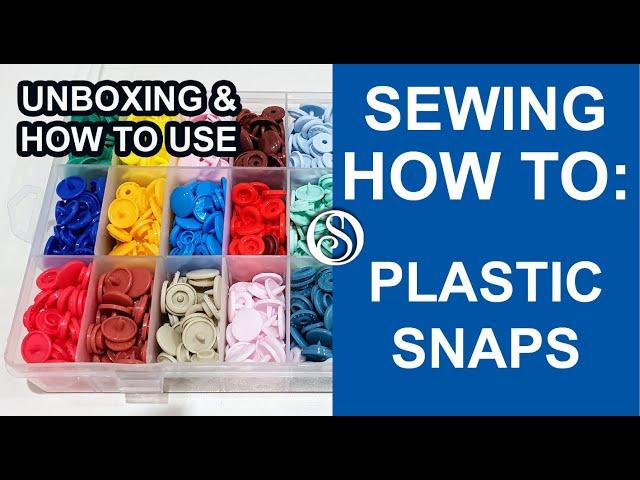 How to use plastic snaps or KAM snaps. Unboxing