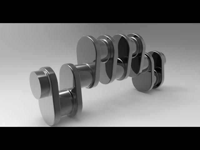 ►SolidWorks Tutorial | Design a Crank Shaft