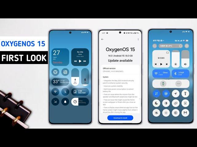 Oneplus OxygenOS 15 Android 15 : First Look (15+ New Features) 