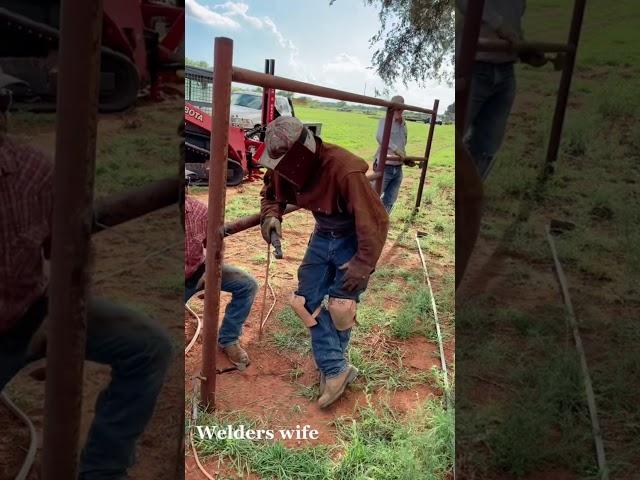 That's why they call it stick welding! Repost from @kristencloud1242(TikTok) #yeswelder #welding