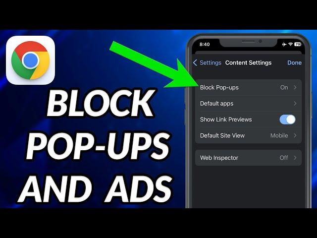 How To Block Ads On Chrome iPhone