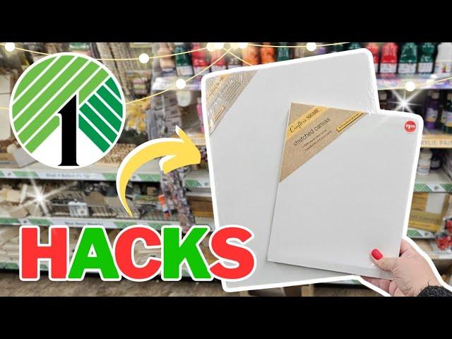 GENIUS  Dollar Tree DIY Crafts Using Canvases | Christmas DIY Crafts