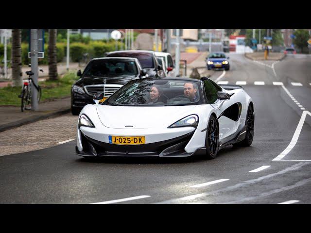 McLaren 600LT Spider - Lovely Accelerations & Downshift Sounds !