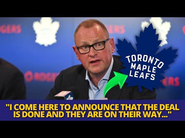 NOW BRAD TRELIVING REVEALS BIG DEAL! FANS GO CRAZY! MAPLE LEAFS NEWS