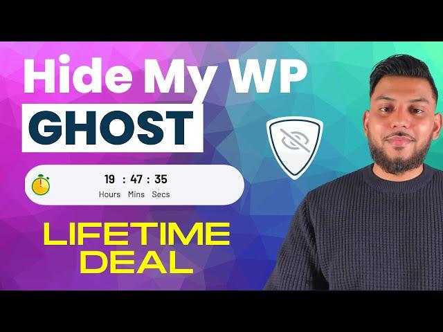 Hide My WP Ghost: Best WordPress Security Plugin (Lifetime Deal)