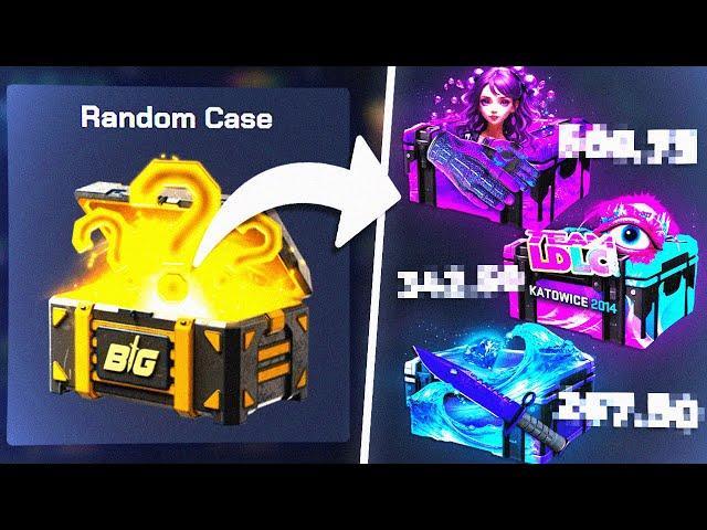 I Used The RANDOM CASE Feature for Case Battles... - CSGOBIG