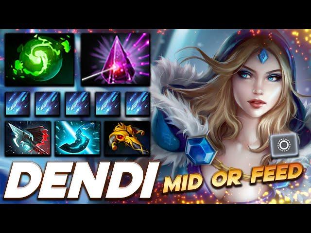 Dendi Crystal Maiden - Mid Or Feed - Dota 2 Pro Gameplay [Watch & Learn]