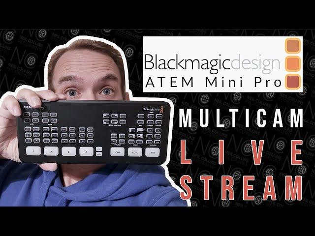 ATEM Mini PRO  - Multiview Set up and how to MULTICAM LIVE STREAM