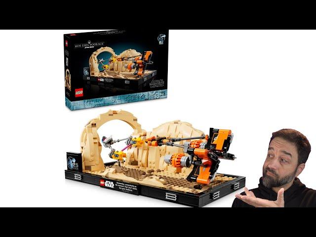 LEGO Star Wars Mos Espa Podrace Diorama 75380 official pics & thoughts!
