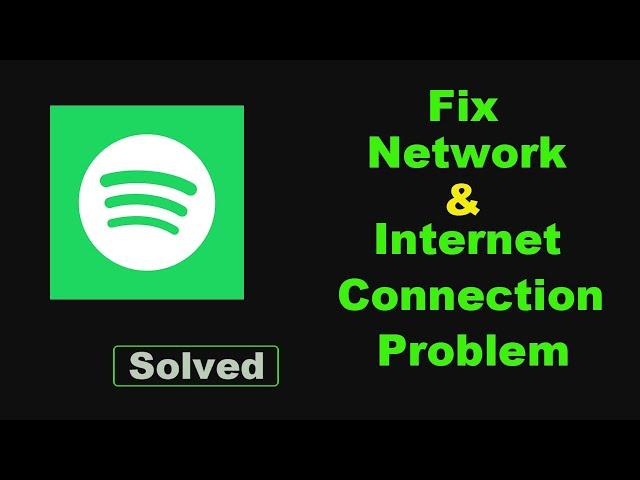 Fix Spotify Lite App Network & No Internet Connection Error Problem Solve in Android