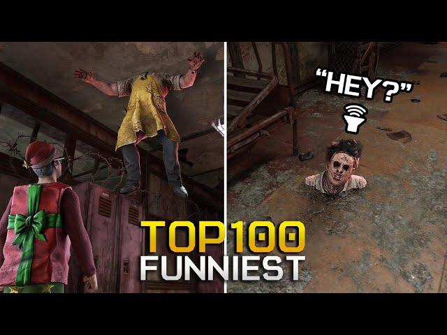 TOP 100 FUNNIEST Dead By Daylight PLAYS EVER RECORDED! (DBD FUNNY MOMENTS)