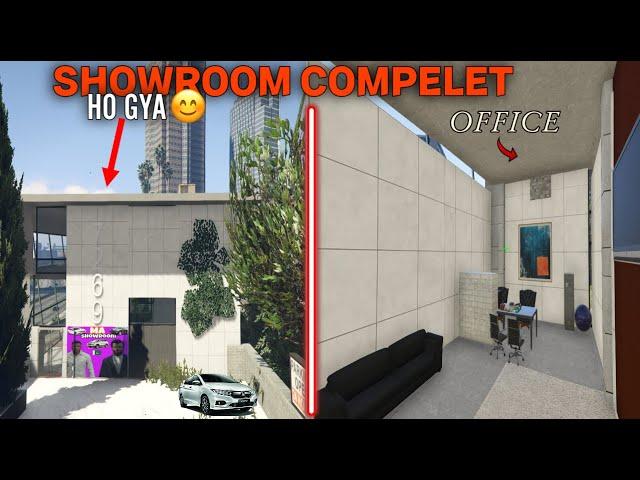 SHOWROOM COMPELET HO GYA ||OFFICE BI BAN GYA||GTA5||PAKISTANI VG GAMER