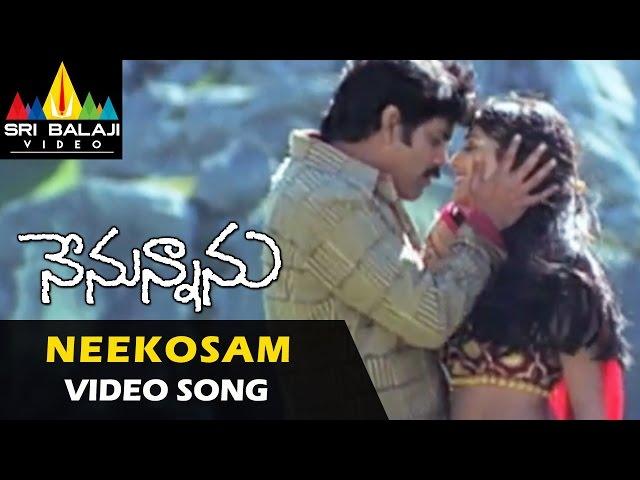 Nenunnanu Video Songs | Neekosam Neekosam Video Song | Nagarjuna, Aarti, Shriya | Sri Balaji Video