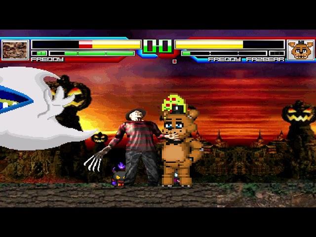 NICK54222 MUGEN: Freddy Krueger VS Freddy Fazbear (Rematch)