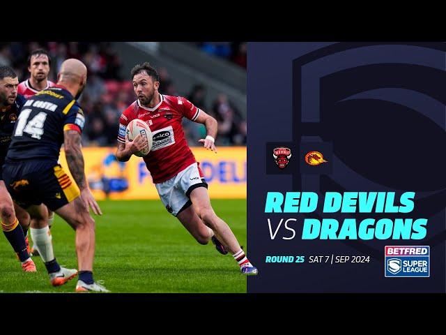 Highlights | Salford Red Devils v Catalans Dragons | 2024 Betfred Super League | Round 25