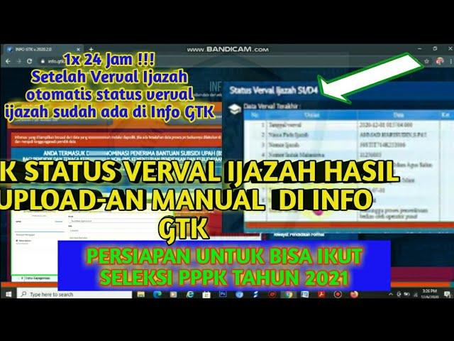 cek status verval ijazah metode upload manual