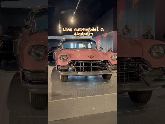 Elvis Presley Collection of cars & airplanes in Graceland. Memphis, TN. #cars #shorts #travel