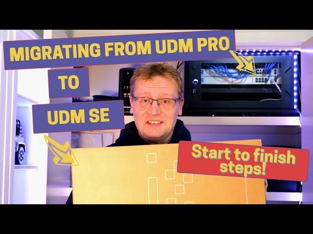 Migrating UDM Pro to UDM SE - Including all the steps from start to finish