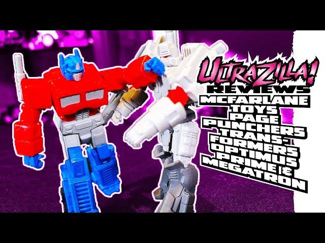 MCFARLANE TOYS PAGE PUNCHERS TRANSFORMERS OPTIMUS PRIME & MEGATRON | Review 2376