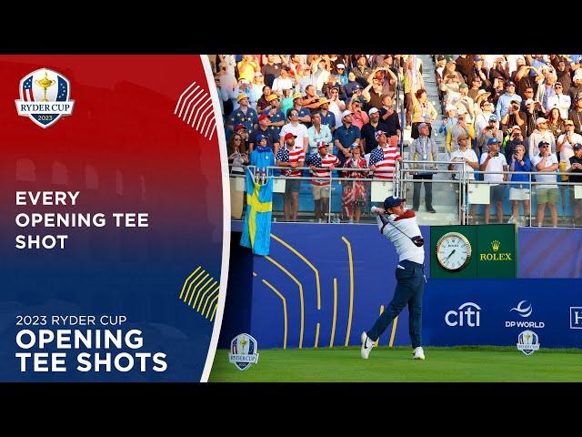 Every Opening Tee Shot | 2023 Ryder Cup