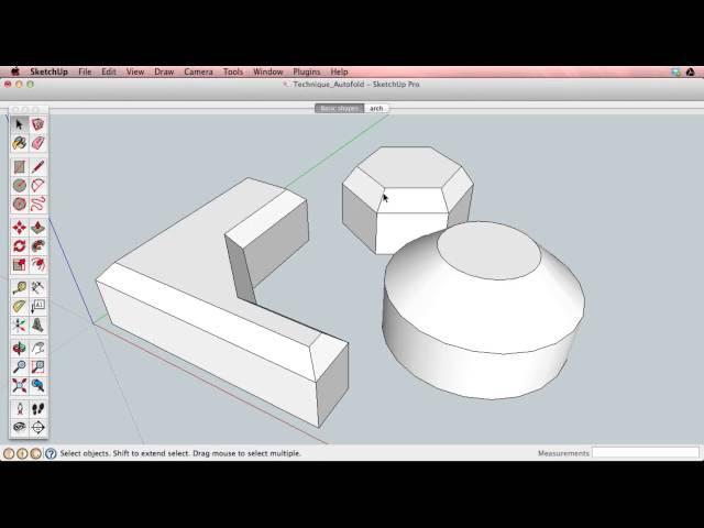 SketchUp | Tools | Autofold