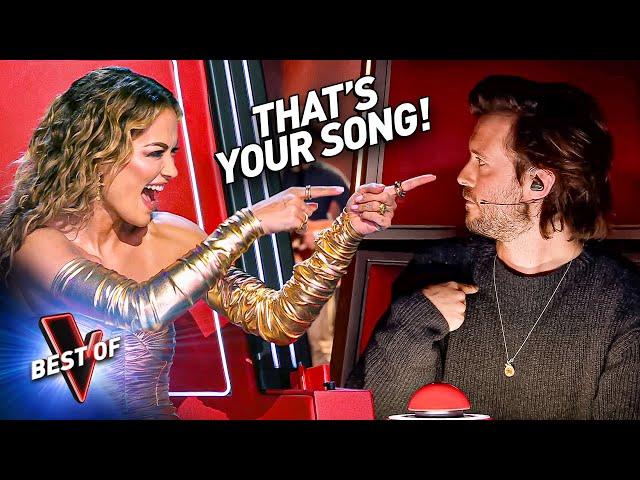 Coaches' Own Songs Leave Them Speechless in the Blind Auditions of The Voice