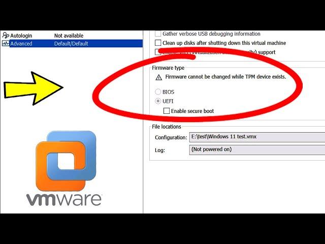 Firmware type cannot be changed while TPM device exists - BIOS / UEFI Greyed Out in VMware - FIXED 