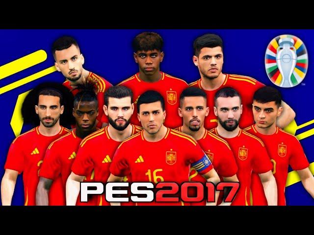 FACEPACK SPANYOL EURO 2024 NEW UPDATE FOR PES 2017 COMPATIBLE WITH ALL PATCH!!