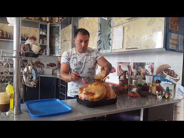 TURKEY RECIPE. Turkey in the oven. ENG SUB