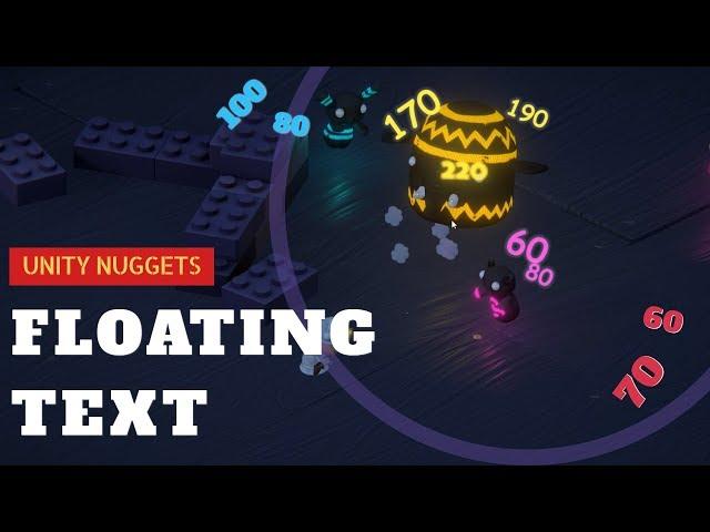 How to do a Floating / Popup Text with Unity