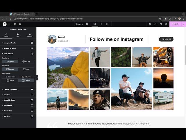 Inavii Social Feed: Effortlessly Integrate Instagram with Your Website