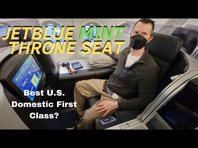 JetBlue Mint! Is it the Best U.S. Domestic First Class? | Throne Seat Flight Review | BOS-LAS