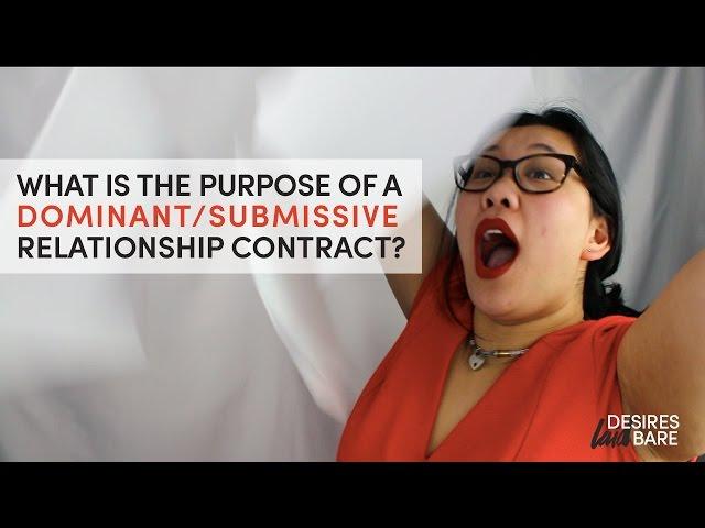 What Is A Dominant And Submissive Contract?