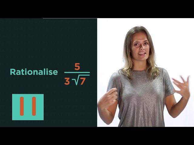 Rationalising the Denominator ¦ Algebra MathsFuseSchool