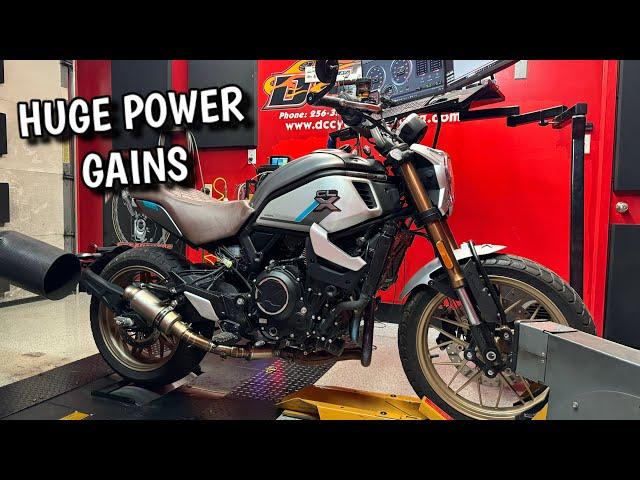 CFMOTO 700CL-X Motorcycle Making Impressive Power w/Exhaust & Tune