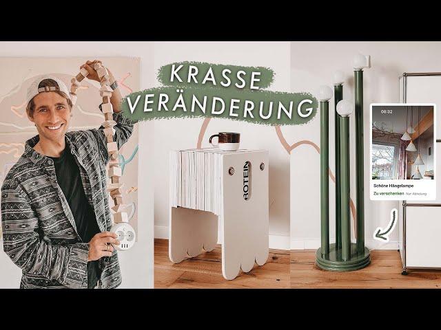 3 DIY upcycling Projekte - Hocker aus Zeitschriften bauen + Lampe vor dem Müll gerettet | EASY ALEX