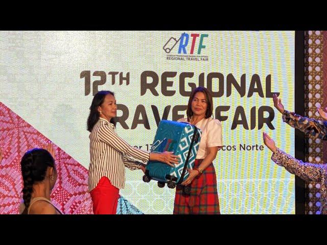 DOT Region XII Director Nelia Arina at the 12th Regional Travel Fair in Ilocos Norte