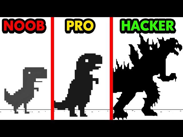 NOOB vs PRO vs HACKER JUMPING DINO