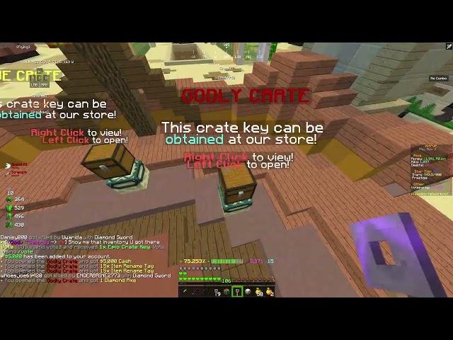 Thats why you should escape the crate when opening Part 2 | PikaNetwork Kitpvp