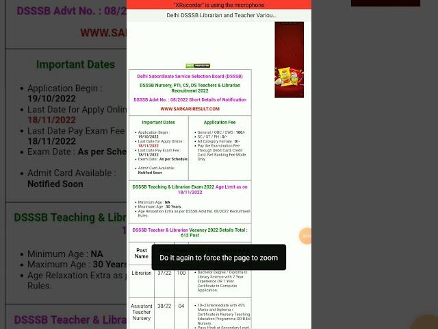 DSSSB Librarian and Teacher Various Post Online Form 2022