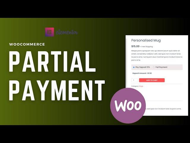 WooCommerce Partial Payment - Deposit or Advanced Payment | WordPress Bangla | 2024 | AMI MASUD