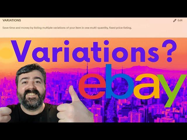 Can't find the Variation Option in eBay? SOLVED