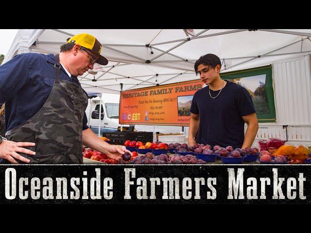 Visit the Oceanside Farmers Market with Chef Roger "Roddy" Browning of Flying Pig Pub & Kitchen