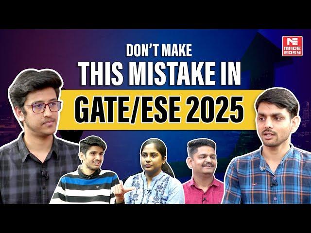 GATE & ESE Topper Secrets | The Ultimate Tool to Exam Success | Winning Strategies | MADE EASY