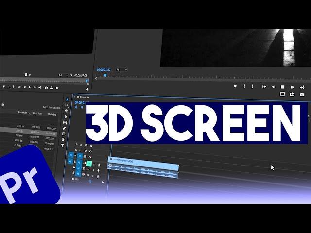 Create A Basic 3D Screen Effect In Adobe Premiere Pro CC