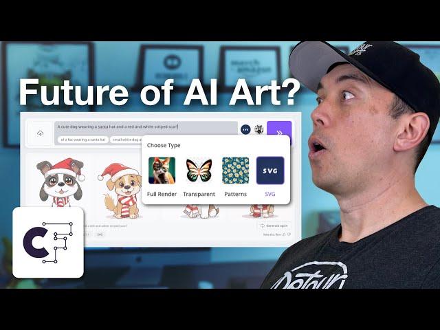 AI Art -  Prompt To Vector! The Future of AI for Print on Demand?