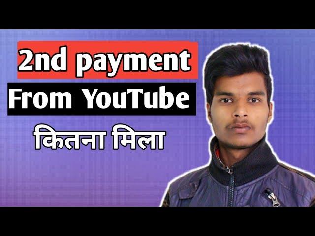 2ND PAYMENT RECEVIED FROM YOUTUBE BY TECHNICAL SUPPORT VISHAL || कितने मिले यूट्यूब से